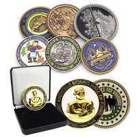 Pièce de défi de collection gravée en 3D avec logo personnalisé Pièce commémorative en métal gaufré