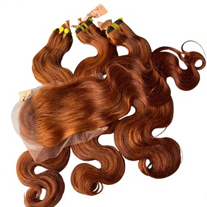 Cheveux humains vietnamiens ondulés couleur Cajun - Product Image 4