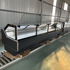 Vitrine Réfrigérée Horizontale à Ouverture Frontale pour Viande Fraîche et <span class=keywords><strong>Charcuterie</strong></span> <span class=keywords><strong>de</strong></span> Supermarché – Équipement <span class=keywords><strong>de</strong></span> Réfrigération - Product Image 2