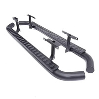 Marchepieds latéraux classiques noirs pour Defender 90 110 2003-2016 - Accessoires extérieurs