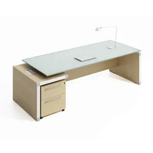 Modern Executive Desk for Boss/CEO High Quality Modular Wooden Office Furniture with Chinese Design Style CE Certified