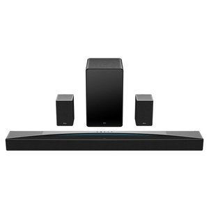 Barre de son TCL Série Q 7.1.4 avec caisson de basses /DTSX et WiFi 5 haut-parleurs 430W RMS sans fil Noir et Gris Q85HE - Product Image 1