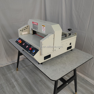 Coupe-papier électrique à guillotine, coupe-papier électrique facile à utiliser pour la manipulation des factures, des cartes, des photos et du papier - Product Image 4