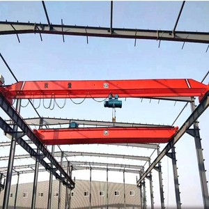 Điện trên không cần cẩu 3 tấn mái chùm 5 tấn 7.5 tấn công suất 20m max nâng chiều cao hoist <span class=keywords><strong>Crane</strong></span> động cơ bơm động cơ PLC bánh răng - Product Image 4