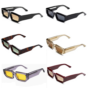 <span class=keywords><strong>Occhiali</strong></span> <span class=keywords><strong>da</strong></span> <span class=keywords><strong>Sole</strong></span> Personalizzati di Ultima Moda per Donne, Polarizzati, di Lusso, con Logo Personalizzato, <span class=keywords><strong>Vintage</strong></span>, Rettangolari, in Acetato Spesso per Uomini - Product Image 3