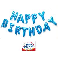 Lot de ballons en aluminium en forme de lettres de 16 pouces pour décoration de fête d'anniversaire, de Noël et du Nouvel An, ensemble de ballons alphabet pour adolescents