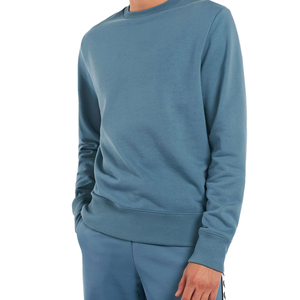 B8285 Sweat à capuche pour homme, col rond, manches longues, 100% coton, uni, brodé, respirant, anti-boulochage - Product Image 2