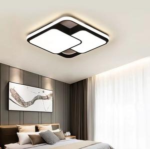 Оптовая продажа, Светильники для спальни, современные квадратные светодиодные потолочные светильники, декоративное освещение для дома и комнаты, приглушаемая Светодиодная потолочная лампа - Product Image 2