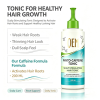 Tonik Rambut Phyto Caffeine 200ML Perawatan Stimulasi Kulit Kepala Mengaktifkan Akar Rambut Untuk Pertumbuhan Rambut Sehat
