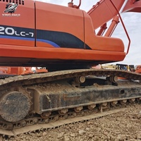 Offre Spéciale – Excavatrice Coréenne d'Occasion Doosan DH220-7, Modèle 2011, Faible Kilométrage, Moteur d'Origine, Peinture d'Origine, Haute Qualité, Seconde Main