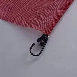 Bandera de seguridad de malla para camión, tamaño personalizado 18*18 pulgadas, color naranja con ojales - Product Image 6