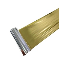 Cinta de código de barras de resina de cera Premium de Color dorado de 110mm X 300m cinta de impresora de etiquetas de tinta TTR TTO