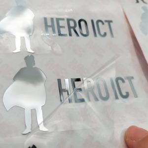 New Custom Removable Die Cut <b>Waterproof</b> Eco-friendly Adhesive Nickel Stickers <b>Labels</b> Packaged in Cartons MG Brand - Product Image 2