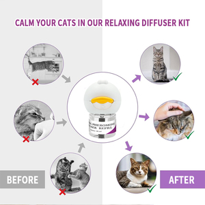 Hot Safe Anti Stress Pet Calmant Phéromone Diffuseur Recharge Kit Pour Chats Soulager L'anxiété De Séparation - Product Image 6
