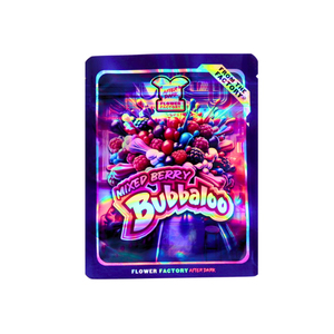 Sachets Mylar anti-odeur de 3,5 g pour bonbons gélifiés et produits comestibles, pochettes refermables à fond plat - Product Image 2