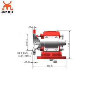 Bezares 2000XBN774RA Pieza de motor mecánico PTO Bomba hidráulica para camión volquete Levantamiento suave Sellos duraderos para servicio de flota - Product Image 5