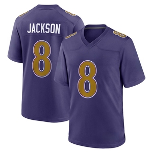 Maillots de football américain brodés en gros des Baltimore Ravens – 4 Zay Flowers, 14 Kyle Hamilton, 22 Derrick Henry - Product Image 5