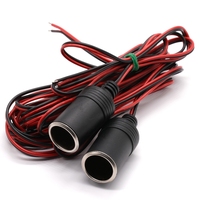 Câble de montage pour prise allume-cigare 12V personnalisé avec isolation en PVC et nylon, faisceau de câbles, adaptateur électronique automobile