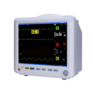 Monitor Veterinario Multiparamétrico Portátil de 12.1 Pulgadas de Alta Resolución para Cirugía Animal y UCI, Certificado CE Clase <span class=keywords><strong>II</strong></span>, 1 Año de Garantía - Product Image 2