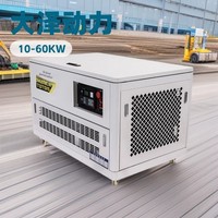 Daze Power 25 kW Wassergekühlter Benzingenerator mit Geschlossenem Rahmen Elektrischer Start 220/380V Stabile Leistung Notstromversorgung für Tierhaltung