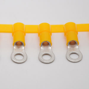 Conector de Cable Automotriz de Cobre ZLX, Terminal de Anillo <span class=keywords><strong>RVN</strong></span> Aislado, Terminales de Compresión Continuos con Recubrimiento de Estaño Mate, Conectores de Empalme de 150V - Product Image 2