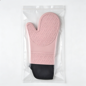 Longues maniques de <span class=keywords><strong>four</strong></span> professionnelles en silicone avec doublure matelassée, accessoires pour barbecue, friteuse, fumoir, <span class=keywords><strong>Weber</strong></span>, <span class=keywords><strong>pizza</strong></span>, micro-ondes - Product Image 4