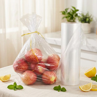 OEM op maat bedrukte transparante plastic rolfolie verpakking groenteverpakking zak transparante plastic fruitzak