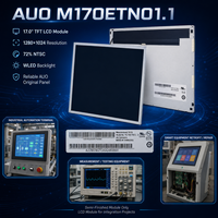 Module d'affichage LCD TFT industriel M170ETN01.1 17 pouces AUO 1280x1024 30 broches LVDS 5V WLED
