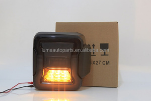 ไฟท้ายรถยนต์ LUMA รุ่นใหม่ 4x4 สีแดงและสีรมควัน สำหรับรถจี๊ปแรงเลอร์ JK ปี 2007-2017 อัพเกรดเป็นรุ่น <span class=keywords><strong>JL</strong></span> - Product Image 5