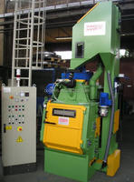 Machine de sablage électrique sur chenilles pour petites pièces, avec moteur de débavurage pour billes d'acier, pour le décapage de la rouille et le renforcement de surface