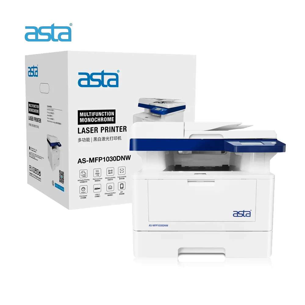 מדפסת לייזר מותג ASTA MFP1030DNW רב תכליתית A4 מכונות צילום שחור ולבן סריקה משרדית הדפסה 32ppm רשמי פרימיום