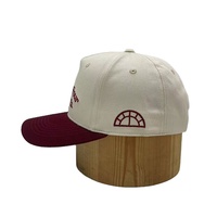 Hoge Kwaliteit Twee Tone Geborduurde Logo Heren 5 Panel Running Golfbasis Bal Cap Custom Ball Cap Vrouwen