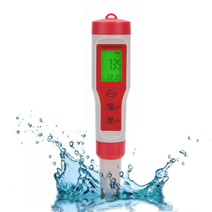 Testeur de qualité de l'eau 4 en 1 de type stylo pour TDS, EC, PH et température avec des tests de haute précision - Product Image 1