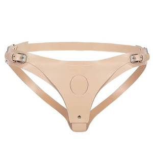 Harnais en cuir PU Sex Toy femmes lesbiennes sangle sur culotte <span class=keywords><strong>Lingerie</strong></span> <span class=keywords><strong>Sexy</strong></span> avec trou pour gode Bondage femmes Couples jeu - Product Image 1