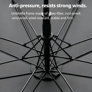 YS Custom Logo Oversize Promotional Portable Uv Coating <b>Automatic</b> Windproof Straight Golf <b>Umbrellas</b> for the Rain Waterproof - Product Image 3