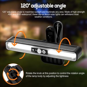 Lámparas Solares LED WD-TX280 con Sensor de Movimiento, 3 Modos, 36 LED, 2 Tipos de Montaje, para Exteriores, con Clip, WD-TX28 - Product Image 6