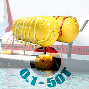 Sac de levage marin cylindrique sous-marin avec valve de surpression pour le sauvetage maritime et la flottabilité des pipelines - Product Image 1