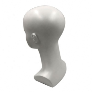 Cabeza de Maniquí de competición 100% de cabello humano de belleza europea para pelucas con hombros - Product Image 4