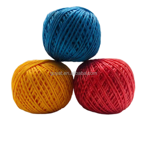 100Mの長さの束ねられたポリプロピレンプラスチックロープ紐、家庭園芸、農業包装、結束、結束、および家庭工芸用 - Product Image 1