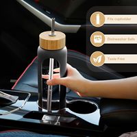 Bouteille en verre transparente pour lait, jus, ou pudding, 25 oz, 32 oz, vente en gros, bouteille vide pour boissons