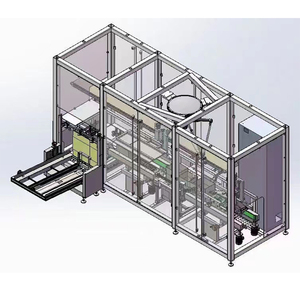 Shuheサーボオープンローディングシーリングマシン包装缶ケースカートンバレル金属紙食品 - Product Image 4
