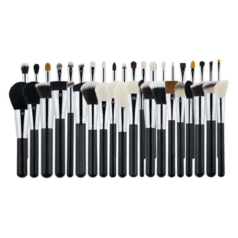 Hoge Kwaliteit 40 Stuks Zwarte Make-Up Borstel Set Losse Poederborstel Make-Up Tool 15 Set Make-Up Borstel Set Schoonheid Tools Pak