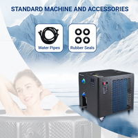 Machine moderne portative automatique de refroidisseur d'eau de l'engrenage 1HP avec la pompe unique de filtre de baignoire de bain remplie d'air de conception