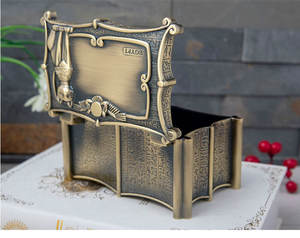 ขายส่งใหม่ยุโรปสร้างสรรค์ Anubis กล่องเครื่องประดับโลหะผสมสังกะสีเกรดสูงกล่องเก็บเครื่องประดับอียิปต์กล่องของขวัญ - Product Image 6