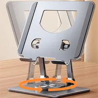 Support de tablette rotatif à 360 degrés, support de bureau pliable réglable, Compatible avec tablette Ipad Pro/Air/Min de 4.7 à 12 pouces