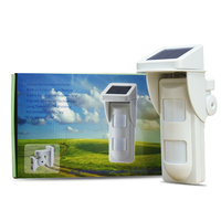 433MHz Kabelloser Solar-Bewegungsmelder mit Dual-PIR-Technologie, Anti-Haustier-Schutz bis 25KG & Manipulationsschutzschalter 100 °   12M Erkennungsreichweite
