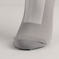 Chaussettes de compression de sport de course à pied en nylon respirant longues et colorées à haute élasticité