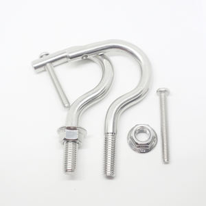 Tornillo de diente de máquina de ojo de oveja de boca cerrada, gancho de signo de interrogación abierto con perno de anillo circular, tornillo de anillo colgante - Product Image 6