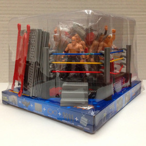 <span class=keywords><strong>Set</strong></span> de Arena de Lucha Transfronterizo de 21/32 Piezas, Figuras de Acción de Gladiadores y Boxeadores, Juguete de Escena de Lucha con Ring Hexagonal para Niños - Product Image 6
