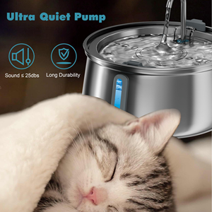 2026Stainless Steel <b>Automatic</b> Pet <b>Water</b> <b>Dispenser</b> Ultra Quiet Pet <b>Water</b> Fountain with Filter Cat Products,4L Cat <b>Water</b> Fountain - Product Image 5